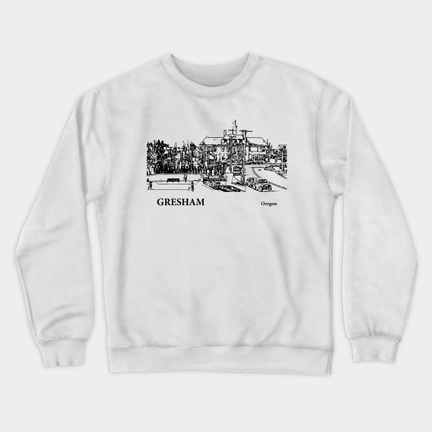 Gresham Oregon Crewneck Sweatshirt by Lakeric